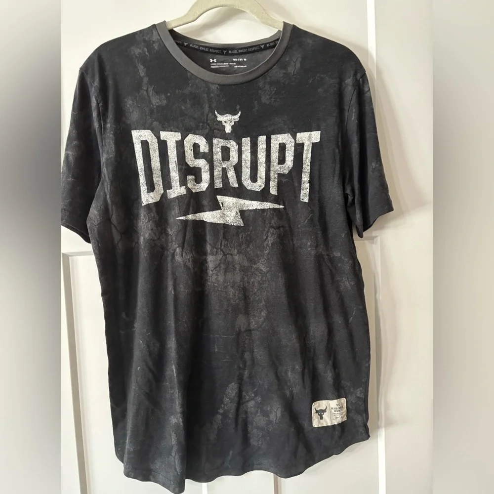 Under Armour‎ Project Rock Disrupt Shirt Camo Men’s Med